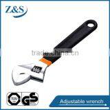 Full Dipped Handle Adjustable Wrench 6" 8" 10" 12" Chrome Plated thumbnail-1
