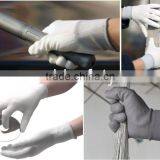 DDsafety Hot Sale PU Working Gloves White Nylon Working Gloves With White PU Safety Glove Working Gloves thumbnail-5