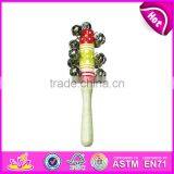Wholesale Baby Musical Wooden Hand Shaker Bells W07I088 thumbnail-1