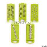 6 in 1 Fruit Multi Vegetable Mandoline Slicer 6 Adjustable Stainless Steel Blades Kitchen Grater Cutter thumbnail-5