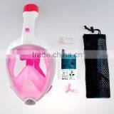 Collapsible With Earplugs Snorkeling Mask Full Dry Diving Mask thumbnail-1