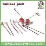 Knotted Bamboo Fruit Sticks, Bamboo Knot Skewer thumbnail-2