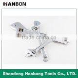 Chrome Plated Adjustable Wrench With All Wrench Sizes thumbnail-3