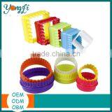 Custom 3D Bakeware Cookie Tools Set Colorful Plastic Round Cookie Cutter thumbnail-4