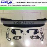 Auto PP Exhaust Rear Diffuser for B~ENZ A260 A45