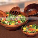 wooden salad bowl