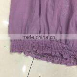 Women 100%cotton Middle Sleeve Purple T-shirt Garment Stock Lot thumbnail-2