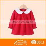 New Style Boutique Red Soft Cotton Baby Girl Dress thumbnail-1