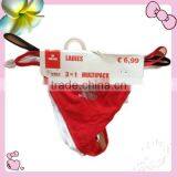 Wholesale Sexy T-back Lingerie Women's Fashion Sexy Briefs Underpants thumbnail-1