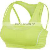 Fashionable Women's Training Mid-support Reflective Sports Bra thumbnail-6