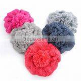 Fashion Computer Knitted Beret Hats in White Majored Producer Factory thumbnail-3