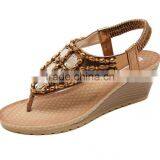 Zm50123b Europe Wedge Heel Sandals Shoes Women Wholesale Lady Fip-flops thumbnail-5