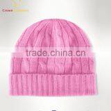Intarsia Design High Quality Cashmere Winter Kids Hats, Cashmere Bonnet thumbnail-5