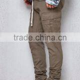Drop Skinny Destroyed Athletic Cargo Joggers thumbnail-3