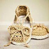 Newest Wholesale Baby Clothing Crochet Baby Sandals thumbnail-5