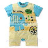 Short Sleeves Printed Cartoon Baby Clothes Set Summer Romper Newborn Baby Clothing thumbnail-5