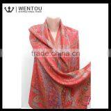 Oversized Soft Red Pashmina Scarf thumbnail-3