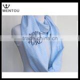 Wholesale Personalized Seersucker Infinity Scarf thumbnail-2