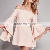 2017 OEM Wholesale Long Sleeve Fashion Girls Short Frocks Dress thumbnail-4