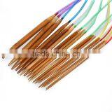 Custom (2.0mm-10.0mm)Carbonized Bamboo & Plastic Multicolor Circular Knitting Needle thumbnail-3