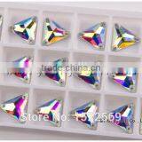 Teardrop Crystal AB Color Sew on Stones for Wedding Clothing thumbnail-4