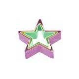 3 Star Shaped Cookie Cutters, Fondant Cookie Cutter ,plastic Cookie Cutter thumbnail-1
