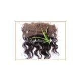 Lace Frontal Closures 13*4 in Stock!!! AAAAA+ Grade Body Wave Brazilian Virgin Hair Natural Color Lace Frontals thumbnail-3