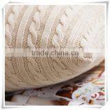 Good Style Cotton Small Office Hold the Twist Knitting Buttons Cushions Wool Knit Pillowcases thumbnail-3