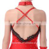 Kids Low Back Sexy Harness Dress Children Girl Ballroom Performance Latin Dance Dress thumbnail-3
