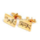 Gold Square Tiger Cufflinks Brand for Mens French Shirt thumbnail-2