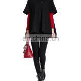 Womens Wool Poncho Cashmere Jacket Winter Cloak Coat thumbnail-6