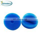 Good Quality Plastic Butterfly Clutches Pin Back BU102 in Blue Color thumbnail-1