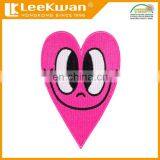 Patch Embroidered Heart, Heart Patches, Iron on Embroidered Felt Red Heart thumbnail-5