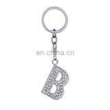 26 Letter Available Alphabet Rhinestones Metal Keychain thumbnail-3