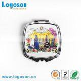 Personalized Antique Butterfly Souvenir Pocket Mirror thumbnail-2