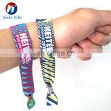 One Time Use Custom Fabric Wristbands no Minimum thumbnail-1