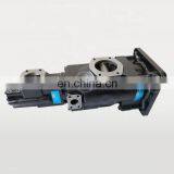 High Pressure Parker Denison T6EE T6EE+T6C Hydraulic Tandem Vane Pump Ship Crane thumbnail-4