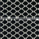 MACHINE KNITTED MICRO FIBER RUG - M504 MODERN PATTERN DESIGN RED/BLACK thumbnail-2