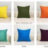 Amazon Hot Sale RAWHOUSE 45cm x 45cm Plain Cushion Cover Cotton for Sofa thumbnail-4