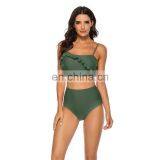 2020 Factory Women's Red Black Turtle Green Two-Piece Swimsuit Bikini Swimwear thumbnail-3