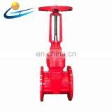 Ggg50 DN200 Rising Stem Resilient Seated Flanged Fire Gate Valve 8 Inch Soft Seal Sluice Os&y Gate Valve Cast Iron Gate Valve thumbnail-2