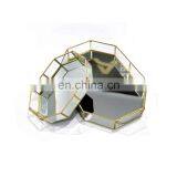 Copper Frame Mirror Jewelry Tray With Handles thumbnail-4