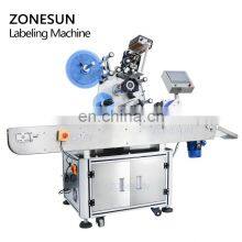 ZONESUN ZS-TB823 Horizontal Tube Sticker Automatic Crayon Plastic Round Bottle Labeling Machine For Cryo Vials thumbnail-4