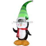 Hot sell inflatable Christmas penguin for yard decoration