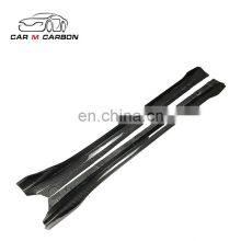 Model 3 Skirt Car Carbon Fiber Side Skirt Fit for Model 3 Side Skirt Car Extension thumbnail-4