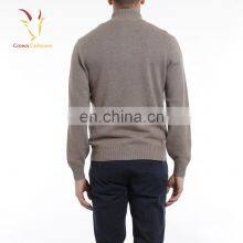 Mock Turtleneck Cardigan Winter,Wool Chunky Cardigan For Men thumbnail-2