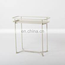 Loft Metal Shelf Stand Modern Flower Shelf Side Storage Table Flowerpot for Home Decor thumbnail-3