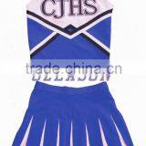 High Quality Cheer Leader One Piece Dance Costume Plus Size Sleeveless Cheerleading Uniform thumbnail-3