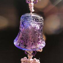 Handmade Crystal Religious Kwan Yin Buddha Head Car Hanging Pendant thumbnail-4