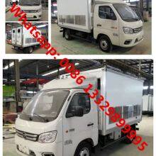 Customized FOTON Brand 4*2 RHD Diesel Engine Mini 10,000 Day Old Chick Transported Van Truck for Sale thumbnail-1